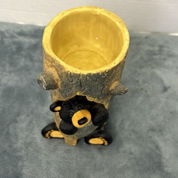 Bear Foots Sparky Candle Holder Figure by Jeff Fleming Big Sky Carvers - Picture 5 of 11